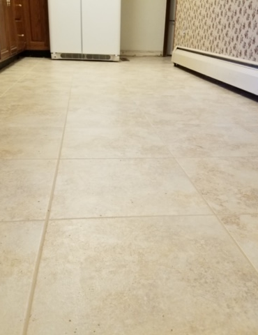 tiled floor